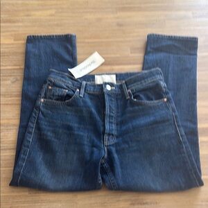 MOTHER Women’s Deep Blue Straight Jeans Size 29